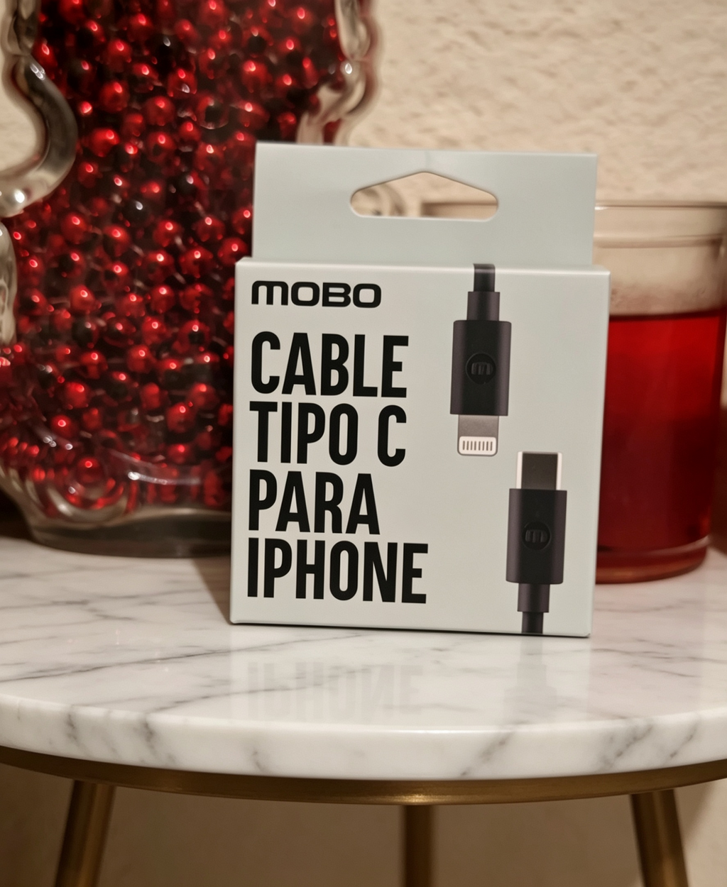 Cable MOBO Tipo C a Lightning (Certificado para iPhone)