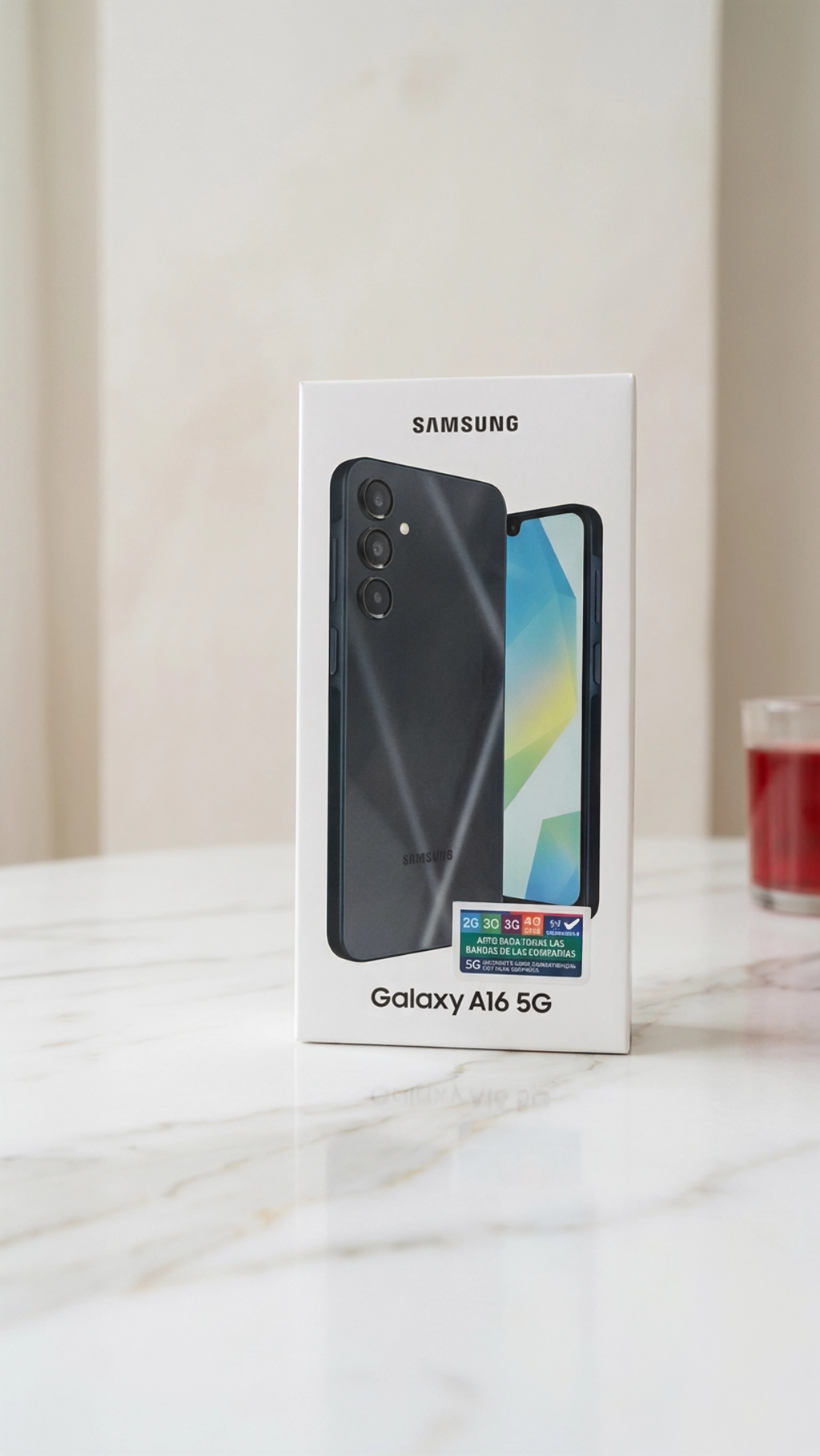 Samsung Galaxy A16 5G (6GB RAM / 128GB - Conectividad del Futuro) + Mica Protector Premium.