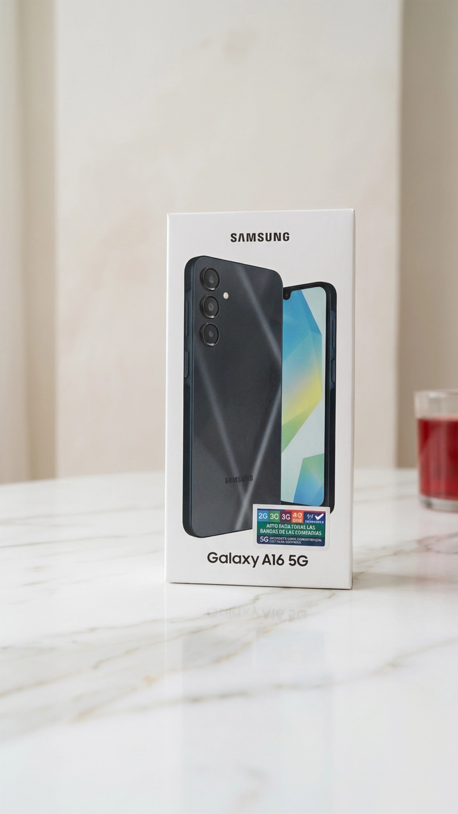 Samsung Galaxy A16 5G (6GB RAM / 128GB - Conectividad del Futuro) + Mica Protector Premium.