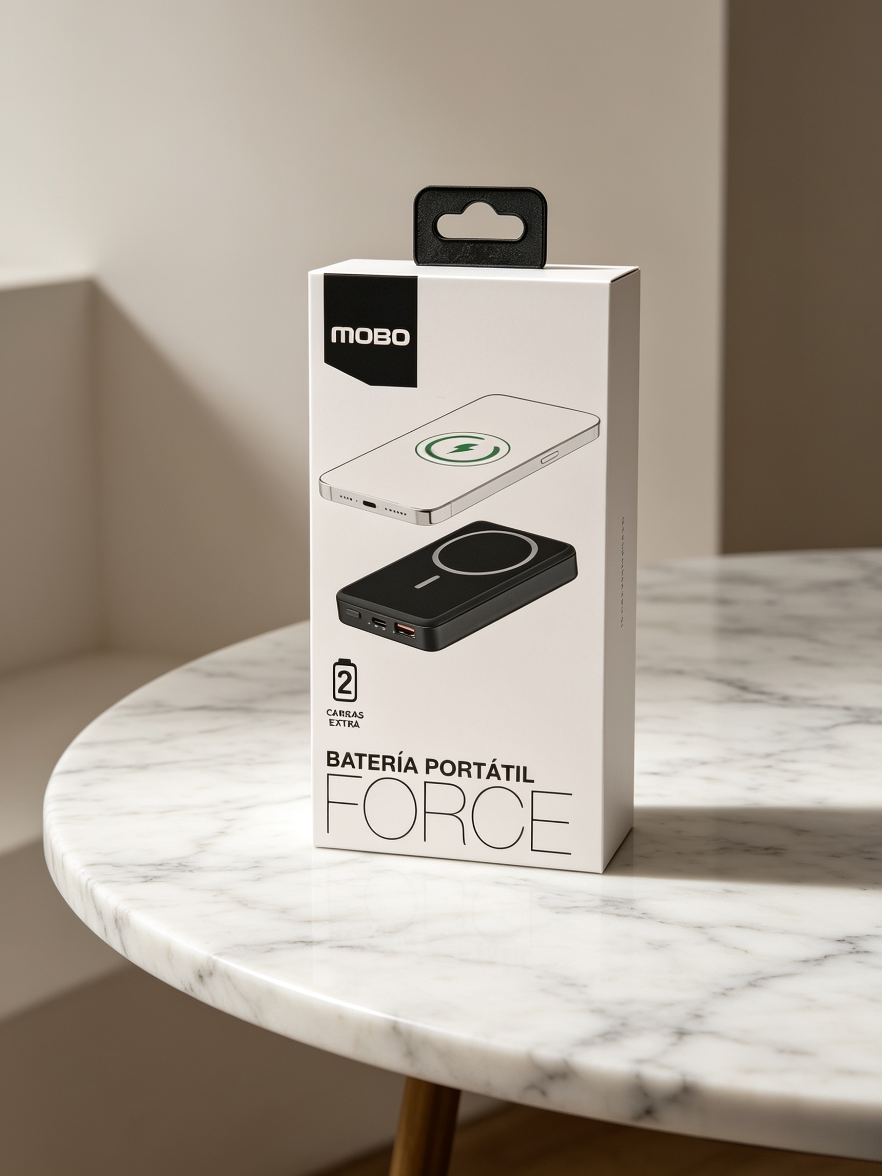 Batería Inalámbrica MOBO Force 10,000 mAh (Carga Súper Rápida 22.5W)